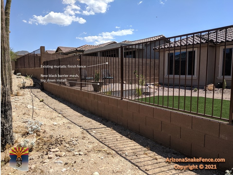 Arizona Snake Fence project